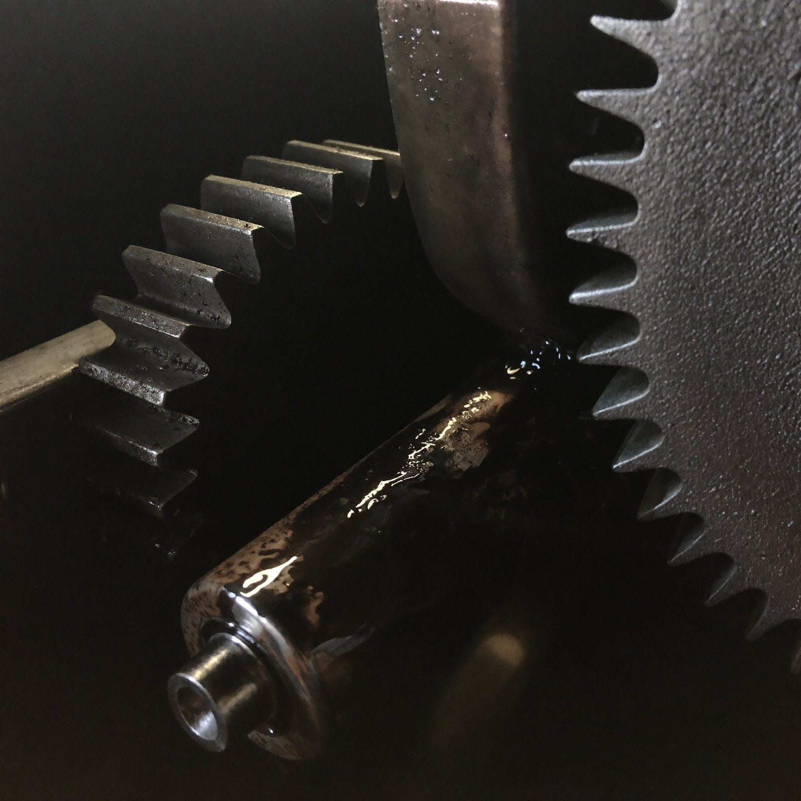 Detalhe de engrenagem industrial